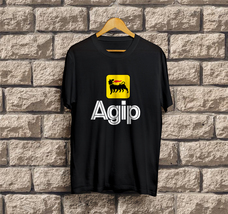 New Agip Oil Logo T-Shirt Usa Size Fast Shipping - £19.57 GBP
