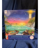 Ceaco 1000 Piece Jigsaw Puzzle Lighthouse Cove. COMPLETE - £6.73 GBP