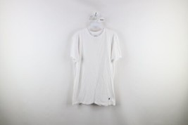 Ralph Lauren Mens Size Large Slim Fit Blank Short Sleeve T-Shirt White Cotton - £15.78 GBP