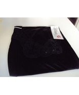 Velrose Lingerie Lace trim Full Dress slip Style 1287 Black 100% Nylon T... - $24.37 CAD