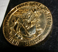 VINTAGE 2009 WORLD EROTIC ART MUSEUM (WEAM), MIAMI BEACH SOLID BRASS PAP... - $4.95