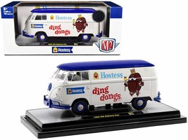 1960 Volkswagen Delivery Van &quot;Hostess Ding Dongs&quot; Wimbledon White with Blue Top  - $56.74