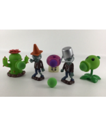 Plants VS Zombies Jumbo 5&quot; Figures Cactus Pea Shooter Fume Shroom Cone H... - €58,21 EUR