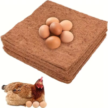 Eco-Friendly Coconut Coir Palm Fiber Chicken Nesting Pads Reusable Hens ... - $25.11 CAD