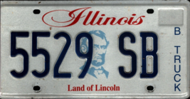 Vintage Illinois License Plate - Crafting Birthday  MANCAVE Nostalgic - $28.79