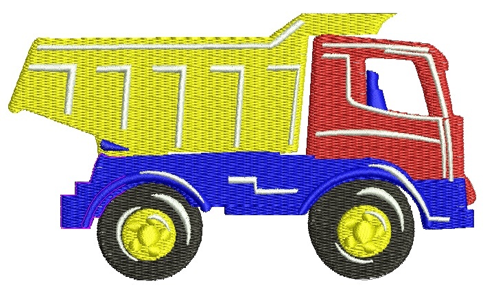 dump truck  Machine Embroidery Designs instantly download - $1.99