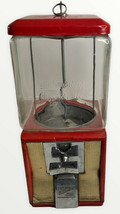 Vintage NORTHWESTERN 5 cent Gumball Machine, Original Paint, Key - Works! - £104.29 GBP