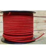 Rot 2-Wire Tuch Bedeckt Kordel, 18ga. Vintage Stil Lampen Antik Licht, B... - £1.00 GBP