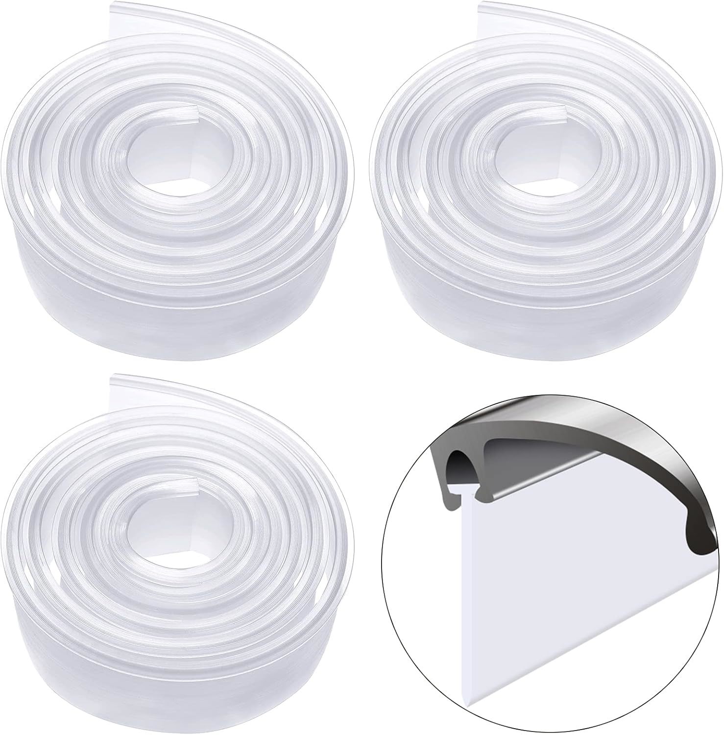 Shower Door Replacement Parts For The Bathroom Include A 108-Inch Clear ... - $27.88