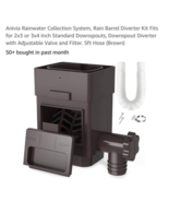 Rainwater Collection System Downspout Diverter Fits for 2x 3 or 3x Brown - $14.73