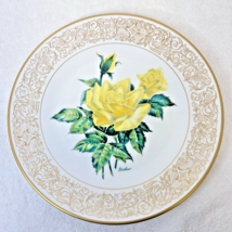 Edward Marshall Boehm Rose Plate The Elegance Rose Limited 10 7/8&quot; Lots ... - $18.32