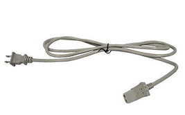 Built In 6 Foot Male Gray Wall End Pig Tail Power Cord 06-5510-92 - £12.54 GBP