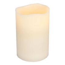 Gerson 6&quot; Large Beige Bisque LED Lighted Battery Operated Flameless Wax ... - €27,25 EUR