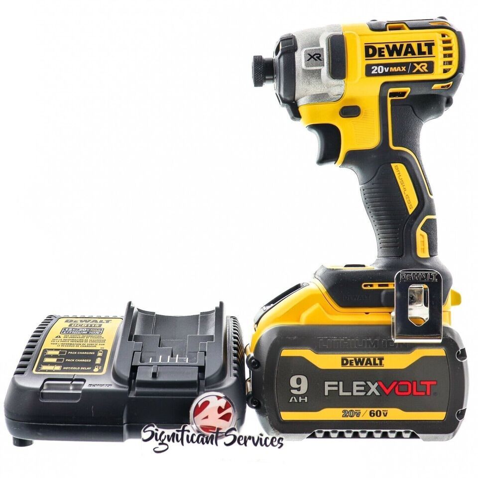 DeWALT DCF887 20V 3 Speed XR FLEXVOLT 6.0 Ah Brushless 1/4&quot; Impact Drive... - $289.00