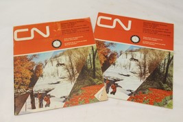 2 CN Canadian National Railways Time Table 1967 1968 Grand Trunk Railway - $25.36 CAD