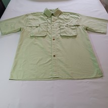 Magellan Sportswear Pockets Men’s Green Vented Fishing Button Up Shirt S... - €7,75 EUR