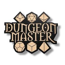 Sign - BLACK - CUSTOM - Dungeon Master (18x15 Inches) - $19.59+