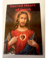 Sacred Heart Of Jesus Laminated Prayer Card, New #PCL-025 - €1,71 EUR
