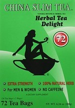 China Slim Herbal Tea Extra Strength Delight 72 Tea Bags - Exp: 2026 - £11.62 GBP+