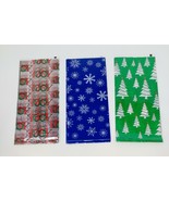 Santa&#39;s Christmas Holiday Treat Bags~Assorted Prints~ Each Lot With 108 ... - £9.73 GBP