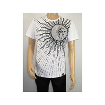 Men LAVERITA European Fashion Crew Shirt Medusa Medallion 94462 White image 7