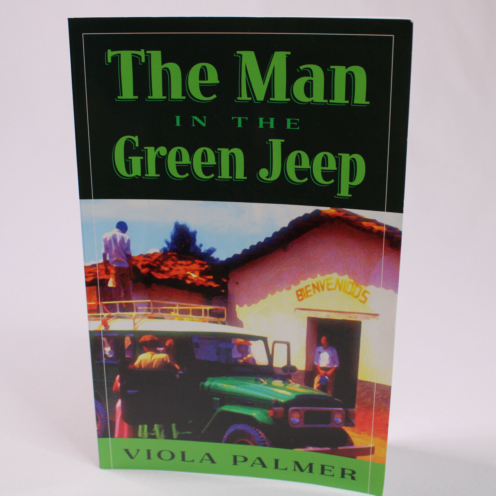 SIGNED The Man In The Green Jeep Paperback Book By Viola Palmer Good Cop... - £10.28 GBP