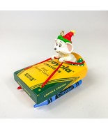 Hallmark 1990 Crayola Sled Bright Moving Colors Ornament Mouse - £9.27 GBP