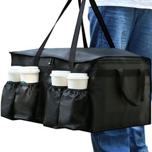 Musbus Catering Bag For Doordash 22X14X13 Insulated Food Delivery Bag With Cup - $35.99