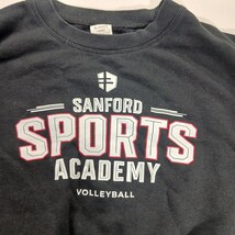 Augusta Sandford Sports Academy Volleyball Women’s 2XL Black Cropped Sweatshirt image 4