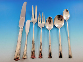 Greenbrier by Gorham Sterling Silver Flatware Set 8 Service 66 pcs Dinner - £2,713.03 GBP