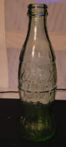 Vintage Green Glass Coca-Cola Bottle 8oz. Charlotte North Carolina Colle... - $8.99