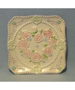 Ganz Rose Hanging Trivet Plaque Plate Embossed Roses - $5.00