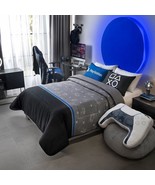 PLAYSTATION TEENS BOYS ORIGINAL LICENSED REVERSIBLE COMFORTER SET 3PCS Q... - $122.26