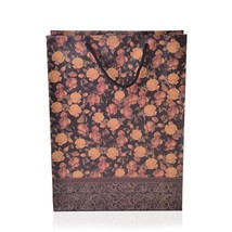 New Set of 8 Floral Paper Gift Bags (17.5x4x13 in) - £16.69 GBP