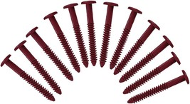 Pack of 12 Vinyl Shutter Fastener Spike Loks for Installing Decorative E... - $23.63