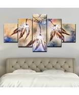 Abstract Dreamcatcher 5 PC canvas Wall Art Picture Home Decor Large Sz N... - £43.16 GBP