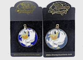 Disney 2003 Donald Duck Christmas Ornament &amp; Pin Set Disney Auctions Pin#25974 - £47.12 GBP