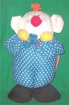 1980 Hugachum Rag Doll Clown Toy Folk Art Craft Norcross Georgia Patch Factory - £25.30 GBP