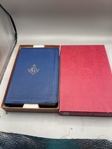 Holy Bible Masonic Edition KJV Masonic Concordance    Blue Genuine Leather  Box - $39.59