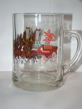 Budweiser Champion Clydesdales - Glass Mug - £31.97 GBP