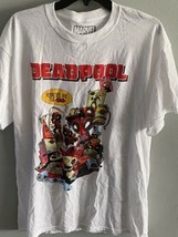 Marvel Deadpool Royalties Mens White ~~T-Shirt Large - £13.42 GBP