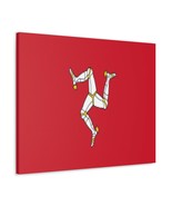 Isle of Man Country Flag Canvas Vibrant Wall Art Unframed Home Decor - £57.18 GBP+