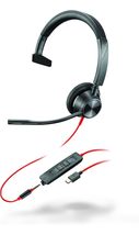 Poly Blackwire 3315 - Blackwire 3300 Series - Headset - On-Ear - Wired -... - $88.95