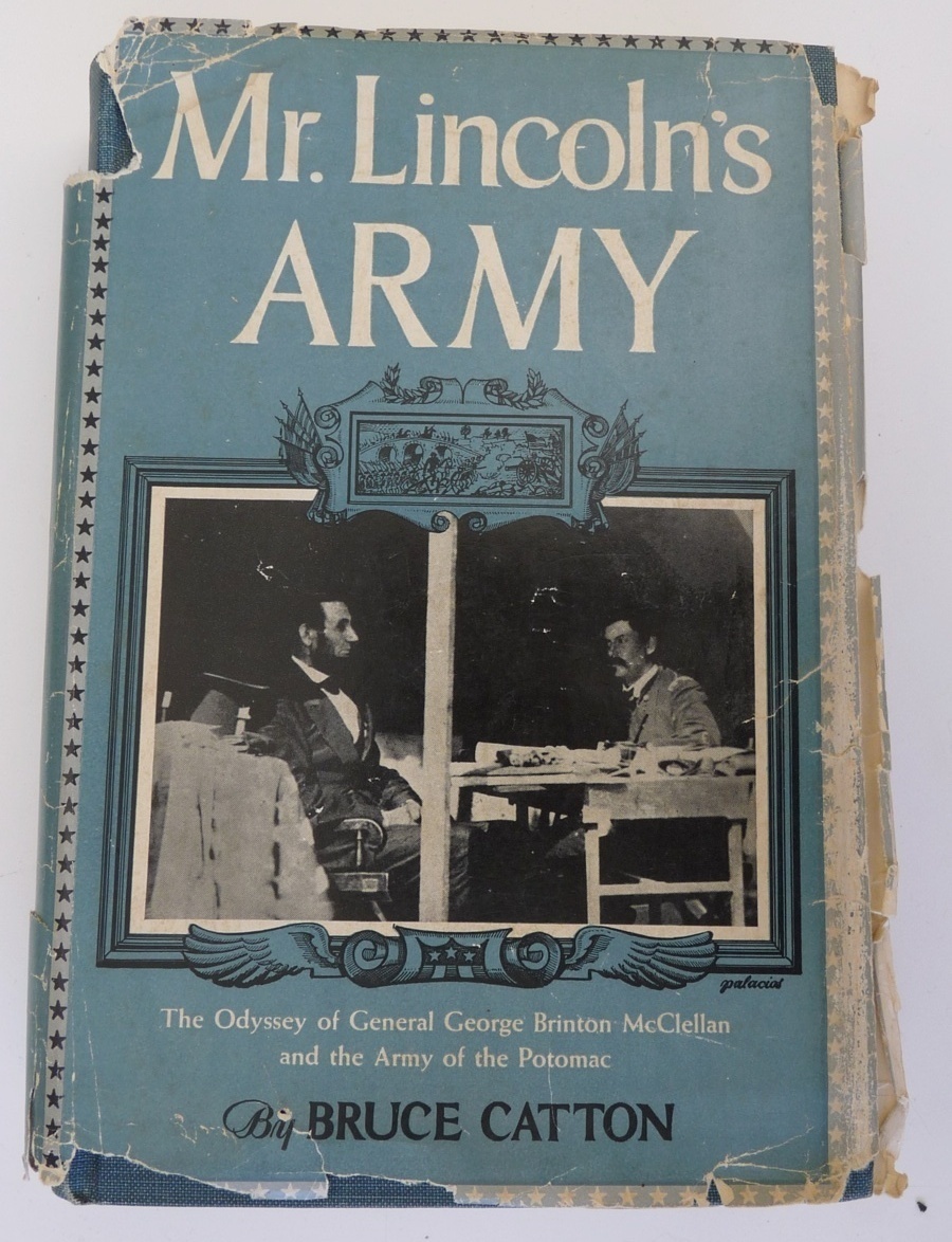 Mr Lincoln Army McCatton book Civil War biography  1st ed 1951 vintage - $14.00