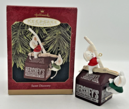 1997 Hallmark Sweet Discovery Hershey&#39;s Keepsake Ornament U74 - £10.38 GBP