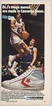1978 Print Ad Converse Basketball Shoes Dr. J Julius Erving Philadelphia 76ers - £14.22 GBP
