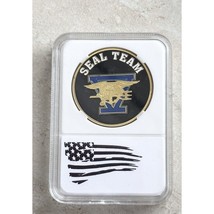 US NAVY SEAL TEAM FIVE Challenge Coin With Beautiful Case - $13.99