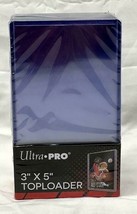 NEW Ultra Pro 3x5 Toploader Sports Card Holder 25-Count 81182 - £11.05 GBP