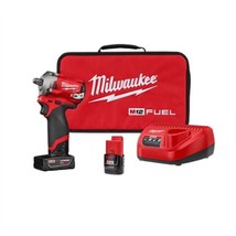 M12 FUEL Stubby 1/2 in. Impact Wrench w/ (2) Batteries Kit MLW2555-22 Brand New! - £392.52 GBP