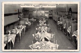 Augusta GA Belmont Restaurant Dining Room Georgia Postcard G50 - $6.95